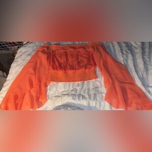 Bebe Coral Knit Top******Buy One & Get Second One Free****